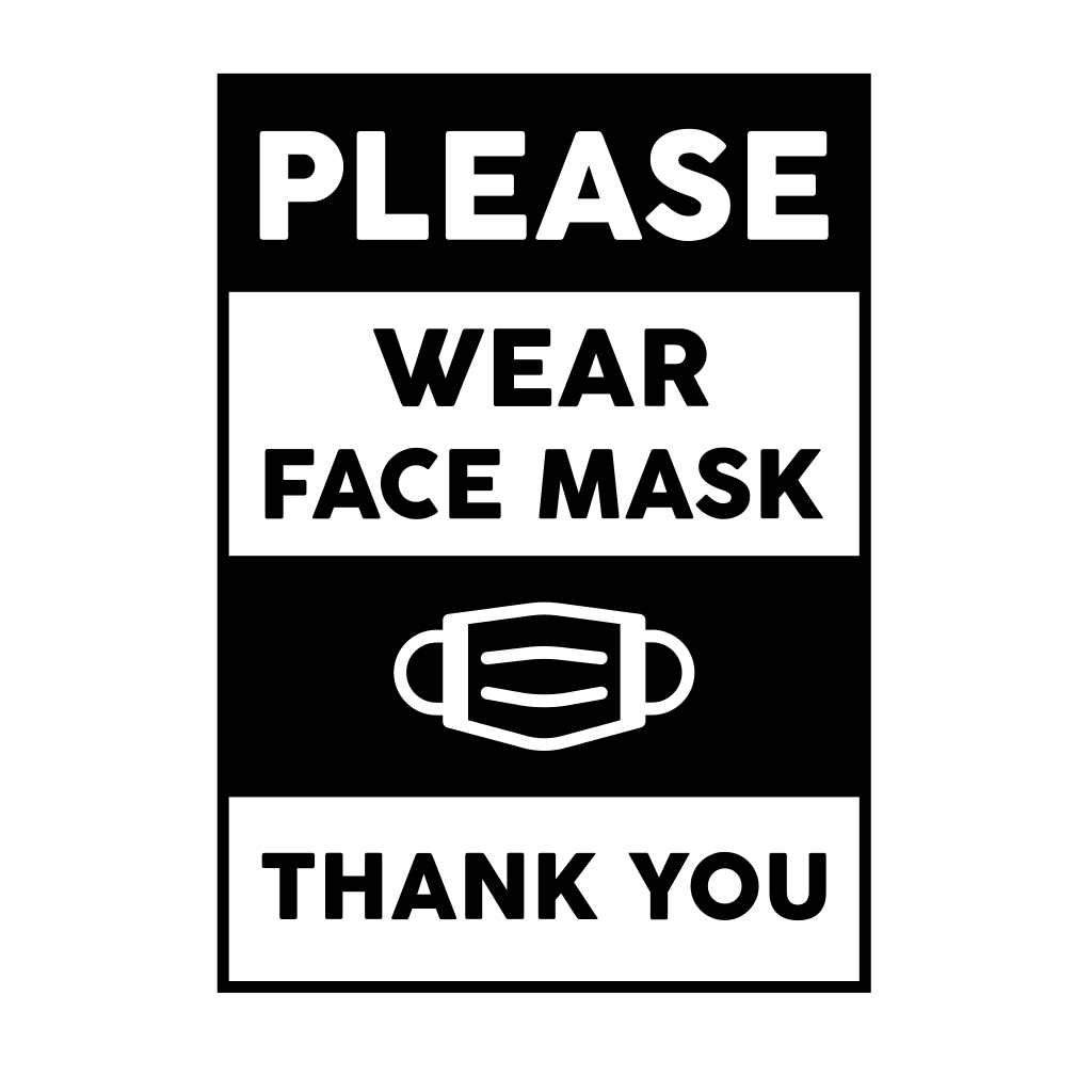 Wear face mask icon